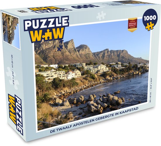 Puzzel De Twaalf Apostelen gebergte in Kaapstad - Legpuzzel - Puzzel 1000  stukjes... | bol.com