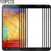 10 PCS Front Screen Outer Glass Lens voor Samsung Galaxy Note 3 Neo / N7505 (zwart)