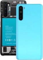 Batterij-achterklep met cameralensafdekking voor OnePlus Nord (blauw)