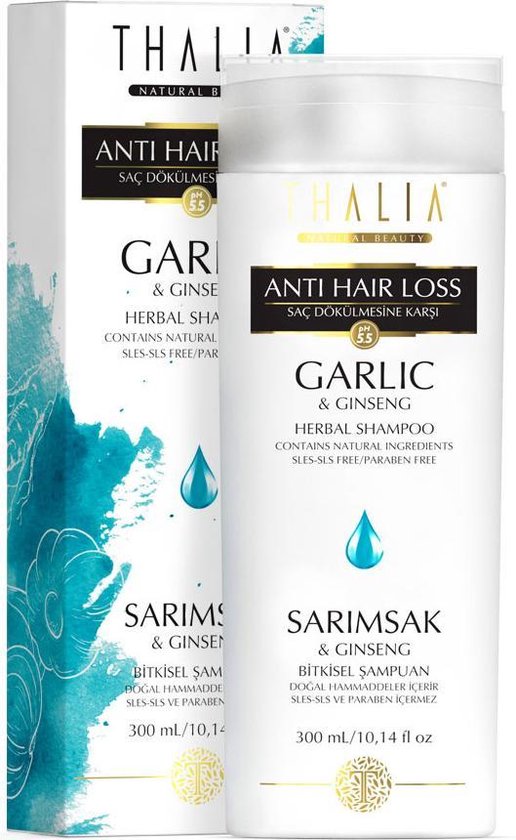 Thalia Knoflook en Ginseng Shampoo 300 ml - Anti-haaruitval - Geurloos -  Alle... | bol.com