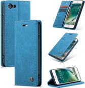 Casemania Hoesje Geschikt voor Apple iPhone SE 2020 Sky Blue - Portemonnee Book Case