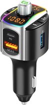 DutchOne FM Transmitter Bluetooth - NIEUWE MODEL 2021 - Autolader USB A & USB C Oplader - Handsfree Bellen - MP3 - Auto Lader - Geschikt voor iPhone 13 - Bluetooth Carkit - Muziek Streamen - 