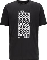 Hugo Boss T-shirt - Mannen - zwart/wit