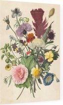 Boeket bloemen - Foto op Plexiglas - 30 x 40 cm
