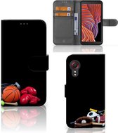 GSM Hoesje Samsung Galaxy Xcover 5 | Xcover 5 Enterprise Edition Bookcover Ontwerpen Voetbal, Tennis, Boxing… Sports