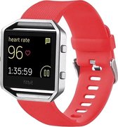 By Qubix - FitBit Blaze sport horloge band / siliconen alleen voor Fitbit Blaze - Rood