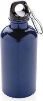 Xd Collection Drinkfles 400 Ml Aluminium Zwart/blauw