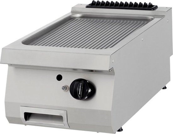 Maxima Contactgrill - Gegroefd - Enkele Grillplaat - 33,5 cm