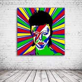 David Bowie Pop Art Poster - 90 x 90 cm Fotopapier Mat 180 gr - Popart Wanddecoratie
