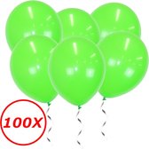 Licht Groene Ballonnen Verjaardag Versiering Groene Helium Ballonnen Feest Versiering Jungle Versiering - 100 Stuks