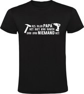 Handige Vader Heren t-shirt | vader | klussen | vaderdag | papa | opa | Zwart