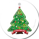 Tallies Cards - kadokaartjes  - bloemenkaartjes - Kerst Season greetings - Primo - set van 5 kaarten - kerst - kerstfeest - kerstmis - kerstgroet - feestdagen - 100% Duurzaam