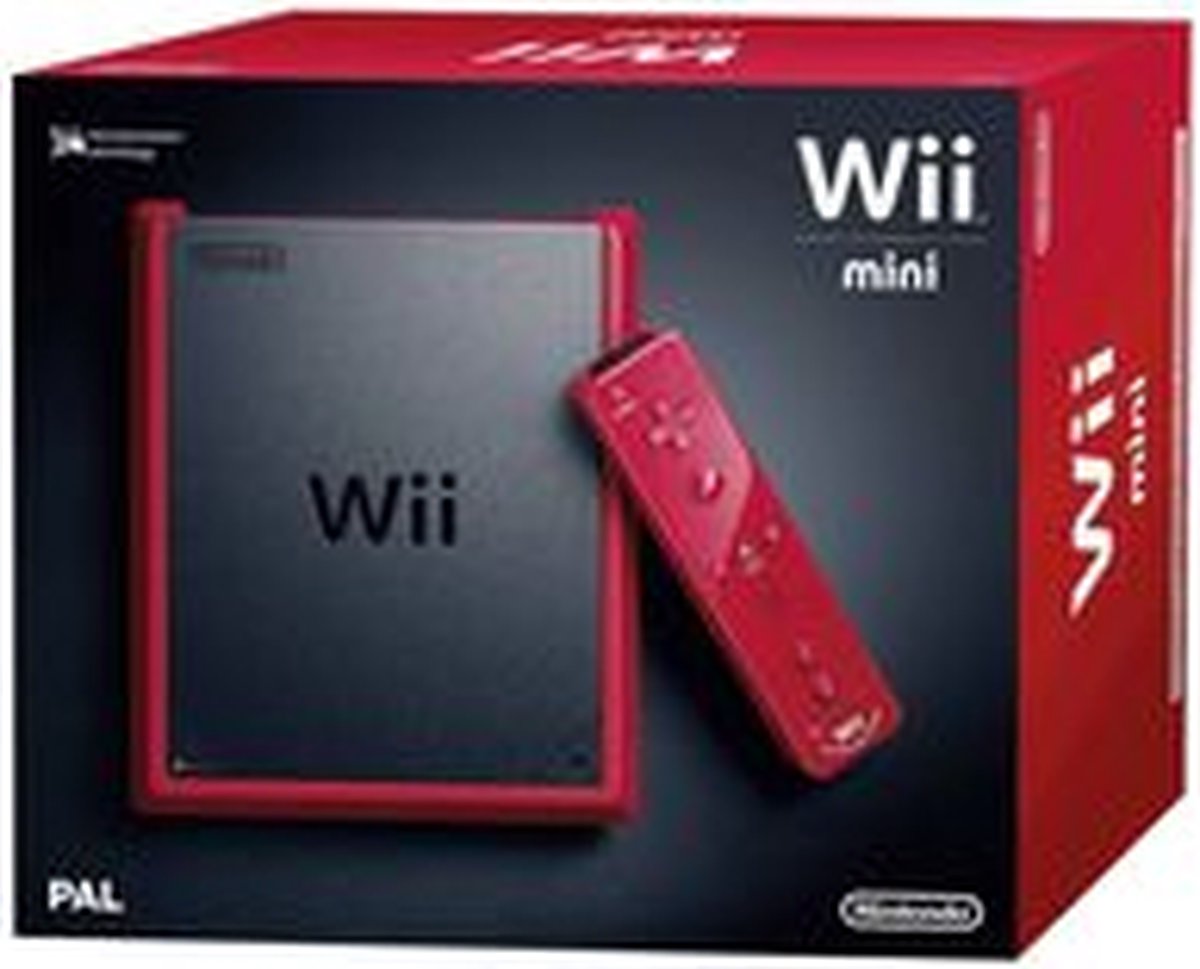 Nintendo Wii Mini Console - Red: Nintendo Wii;: Video Games