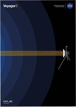 Voyager 2: Interstellar Space Blue, NASA/JPL - Foto op Posterpapier - 50 x 70 cm (B2)