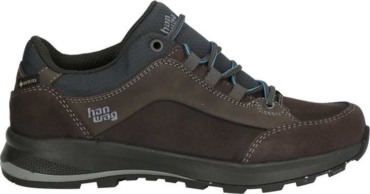 Hanwag Banks Low Lady Gtx Dames Lage Wandelschoen /Asphalt 8 5/42 5 Marineblauw