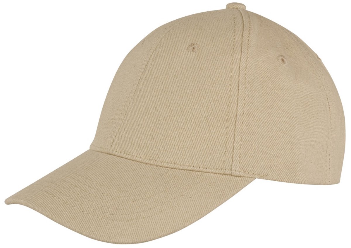Result Unisex Core Memphis 6 Panel Baseball Cap (Khaki)