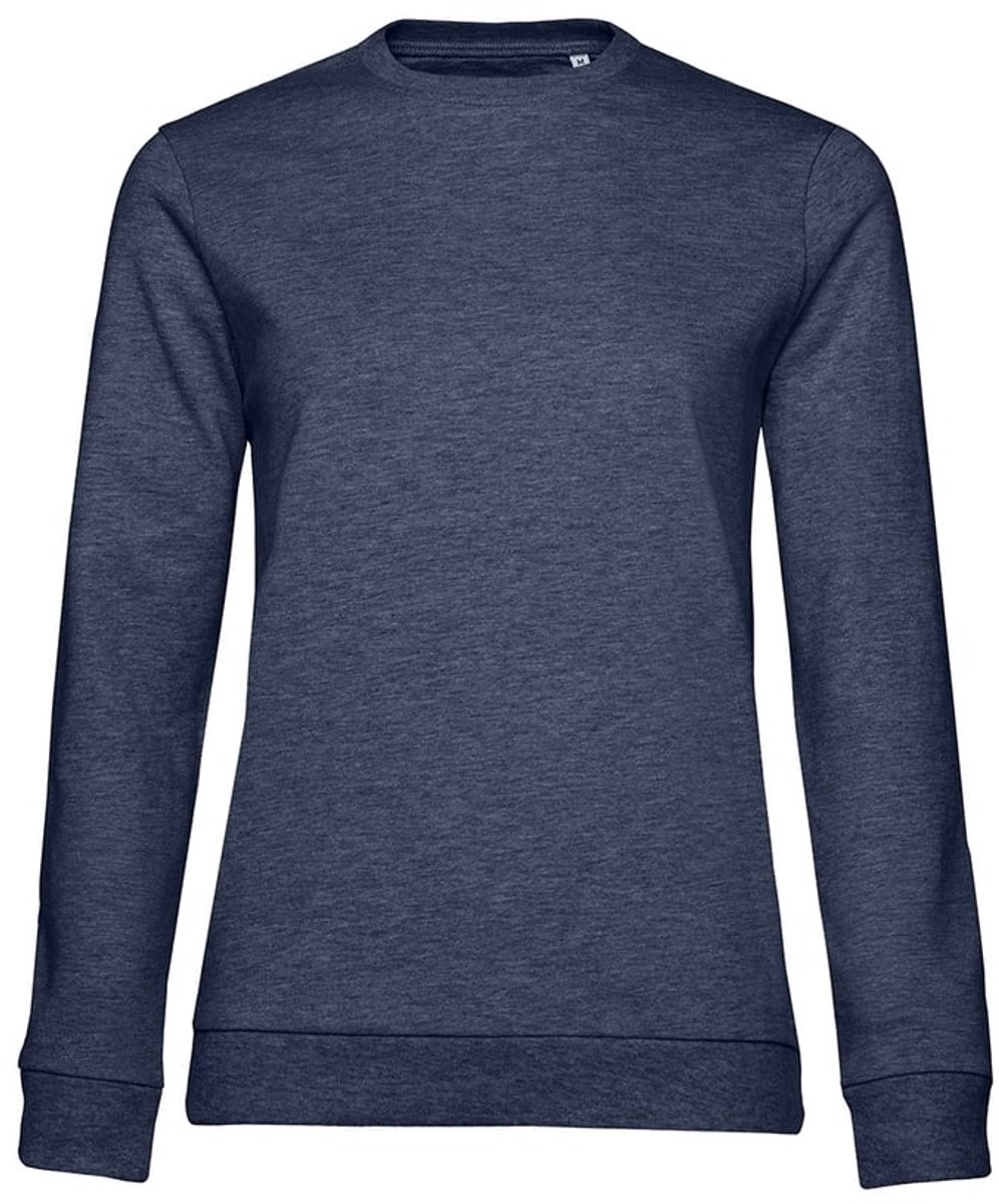 B&C Dames/dames Set-in Sweatshirt (Marine Heide)