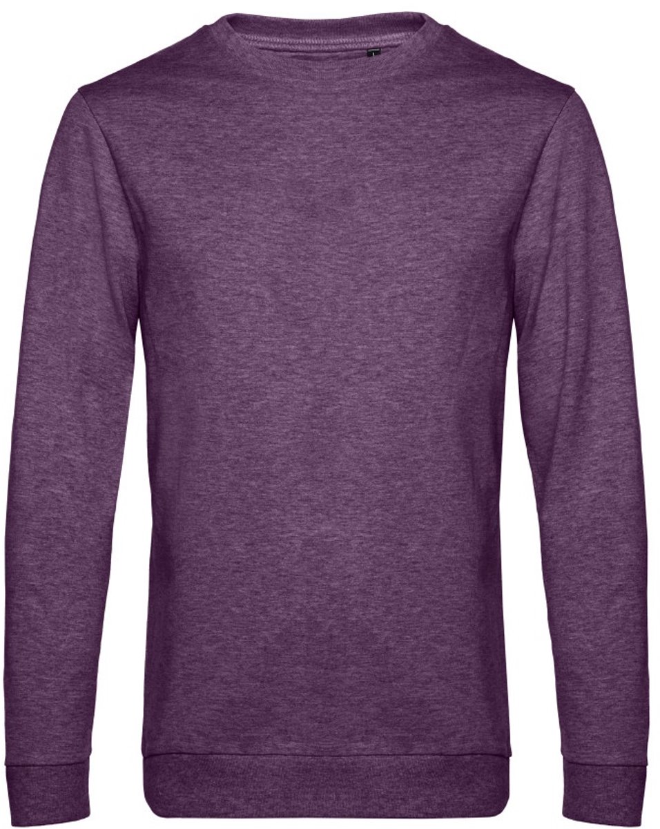 B&C Heren in sweatshirt (Heide Paars)