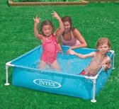 Intex - mini frame zwembad - 122x122 cm - Opzetzwembad