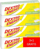 Dextro Energy Citroen - 8 x 56 tabletten - Voordeelverpakking - Druivensuiker - Citroen Dextro Energy smelttabletten