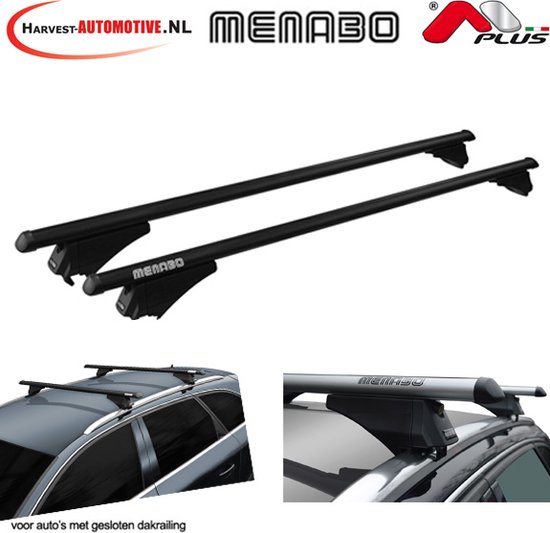 Menabo Tiger Dakdrager 135 Cm Zwart