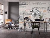 Fotobehang - Star Wars Blueprints 368x254cm - Papierbehang