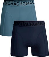 Muchachomalo Boxershort Solid Blauw - maat M