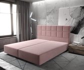 Boxspring-frame Dream-Fine microvezel rosa© 180x200