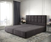 Boxspring-frame Dream-Fine microvezel zwart 180x200