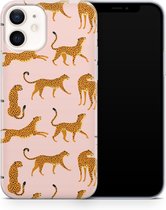 ShieldCase Wild Panther geschikt voor Apple iPhone 12 Mini hoesje - roze