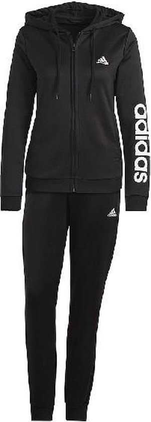 adidas Sportswear Essentials Logo French Terry Trainingspak - Dames - Zwart - XS