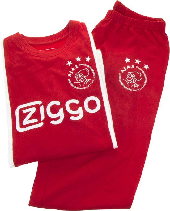 Ajax Kinderpyjama - Rood - Maat 176 | bol.com