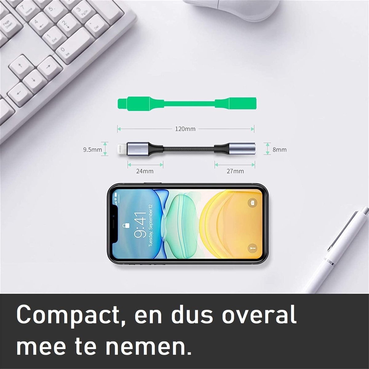 iPhone Lightning naar Jack Adapter Jack voor Apple iPhone iPhone Jack Lightning...