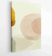 Luxury gold abstract arts background. Wall arts vector 2 - Moderne schilderijen – Vertical – 1899100522 - 40-30 Vertical