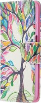 Samsung Galaxy A32 5G Hoesje - Mobigear - Design Serie - Kunstlederen Bookcase - Tree - Hoesje Geschikt Voor Samsung Galaxy A32 5G