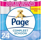 Page toiletpapier - Compleet schoon wc papier - 24 rollen