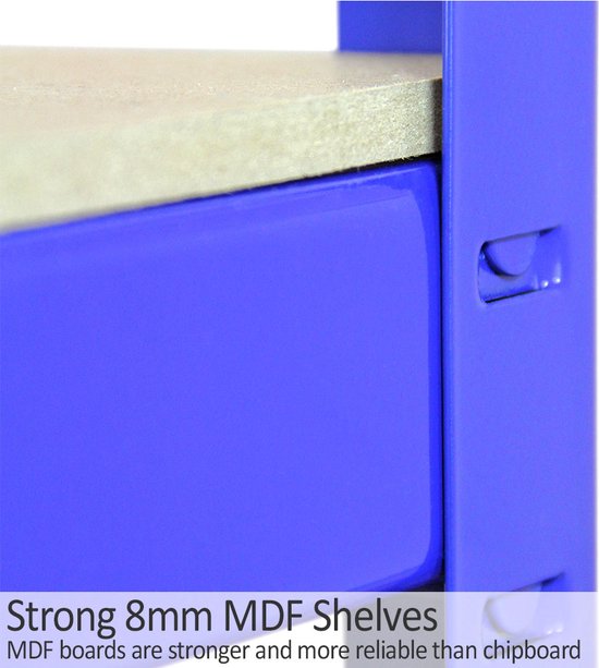 T-RAX Stellingkast - Blauw - 12 Bakken - Monster Racking – Monster Shop NL