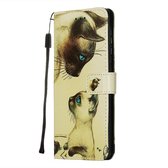 Samsung Galaxy S20 Ultra Hoesje - Mobigear - Design Serie - Kunstlederen Bookcase - Cat - Hoesje Geschikt Voor Samsung Galaxy S20 Ultra