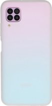 Huawei P40 Lite Hoesje - Mobigear - Color Serie - TPU Backcover - Wit - Hoesje Geschikt Voor Huawei P40 Lite