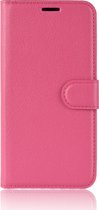 Mobigear Classic Telefoonhoesje geschikt voor OPPO Find X2 Hoesje Bookcase Portemonnee - Magenta