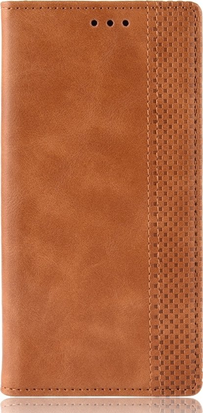 Etui Portefeuille Mobigear Magnetic Buckle Retro Luxury Marron pour Nokia 4.2