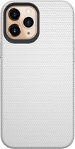Apple iPhone 12 Pro Max Hoesje - Mobigear - Antislip Serie - Hard Kunststof Backcover - Zilver - Hoesje Geschikt Voor Apple iPhone 12 Pro Max