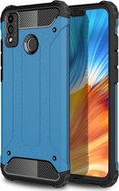 HONOR 9X Lite Hoesje - Mobigear - Outdoor Serie - Hard Kunststof Backcover - Blauw - Hoesje Geschikt Voor HONOR 9X Lite