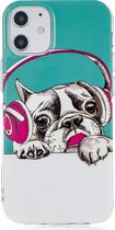 Apple iPhone 12 Hoesje - Mobigear - Design Serie - TPU Backcover - Dog - Hoesje Geschikt Voor Apple iPhone 12
