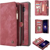 Samsung Galaxy S8 Hoesje - Caseme - Serie - Kunstlederen Bookcase / 2in1 Case - Rood - Hoesje Geschikt Voor Samsung Galaxy S8