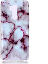 LG G7 ThinQ Hoesje - Mobigear - Marble Serie - TPU Backcover - Paars - Hoesje Geschikt Voor LG G7 ThinQ