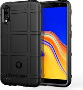 Samsung Galaxy A10 Hoesje - Mobigear - Rugged Shield Serie - TPU Backcover - Zwart - Hoesje Geschikt Voor Samsung Galaxy A10