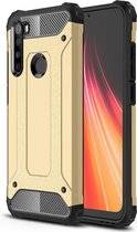 Xiaomi Redmi Note 8 Hoesje - Mobigear - Outdoor Serie - Hard Kunststof Backcover - Goud - Hoesje Geschikt Voor Xiaomi Redmi Note 8