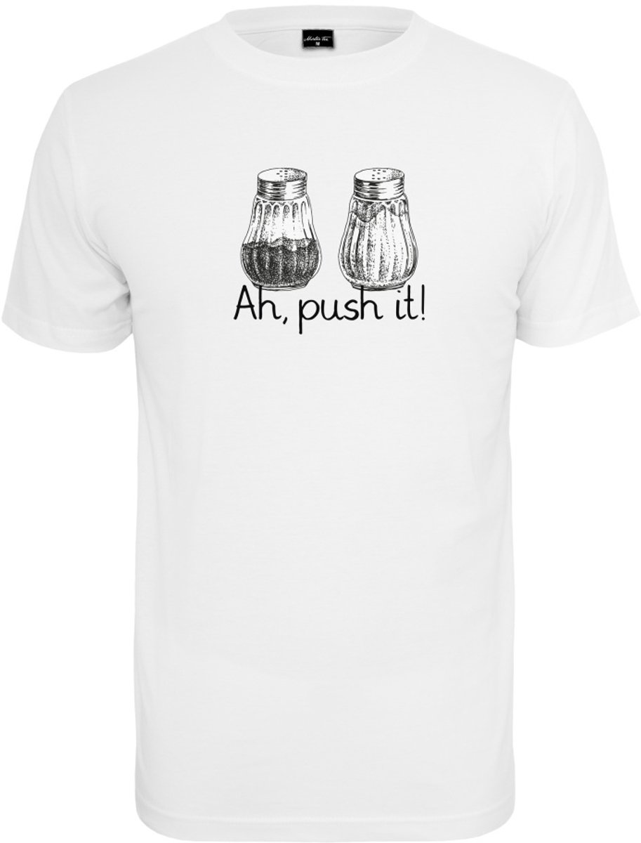 Urban Classics Dames Tshirt -L- Push It Wit