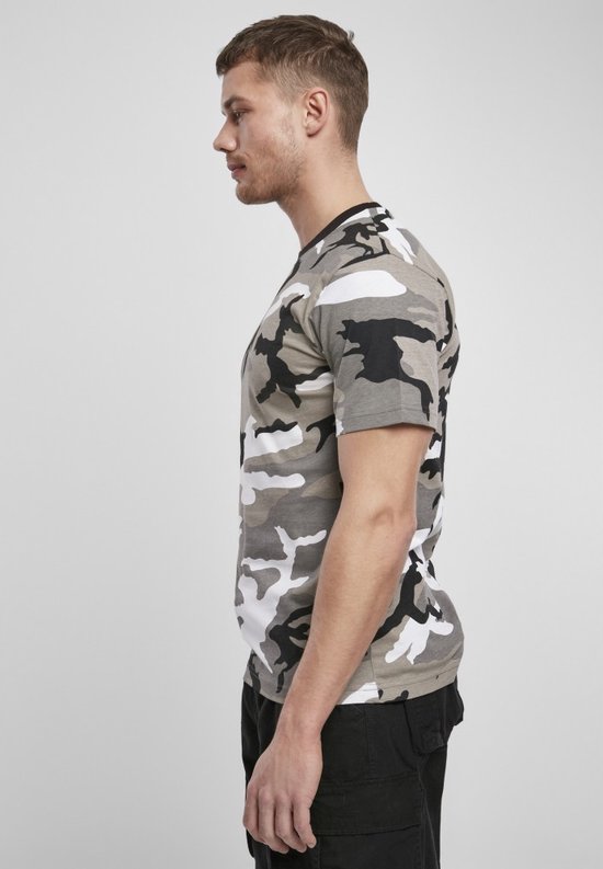 T - shirt de Basic -L- Grijs/ Zwart Urban Classics Men